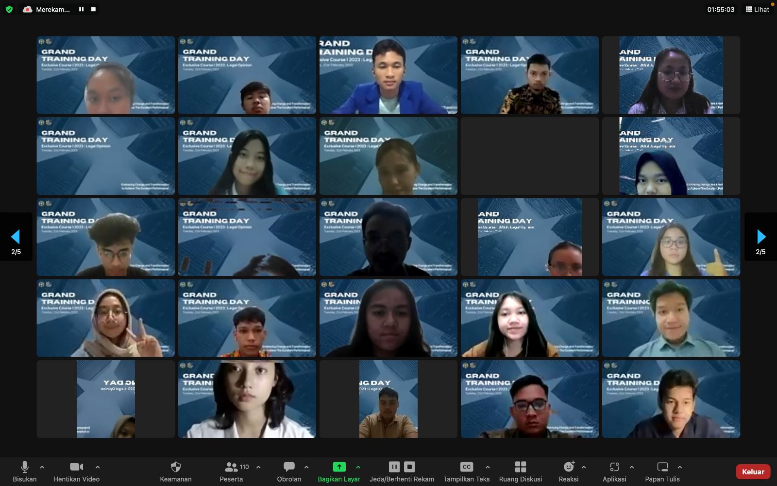 Business Law Society Faculty of Law, Universitas Sumatera Utara held a Grand Training Day with the title Exclusive Courses on Legal Opinion Exposure